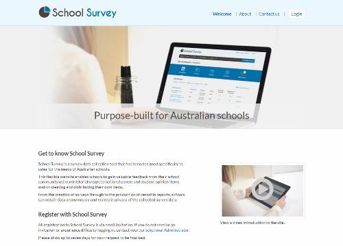 School Survey homepage